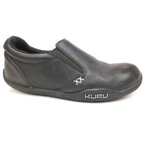 Kuru Kivi  Black Leather Comfort Shoes Women's Shoes Size 8.5 M